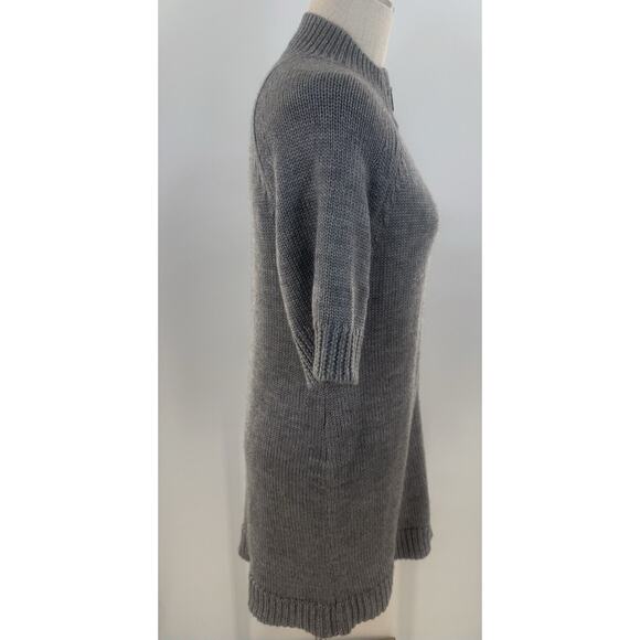 Coldwater Creek Women’s Cotton Dress Gray Knit Sz M (10-12) - Picture 2 of 5